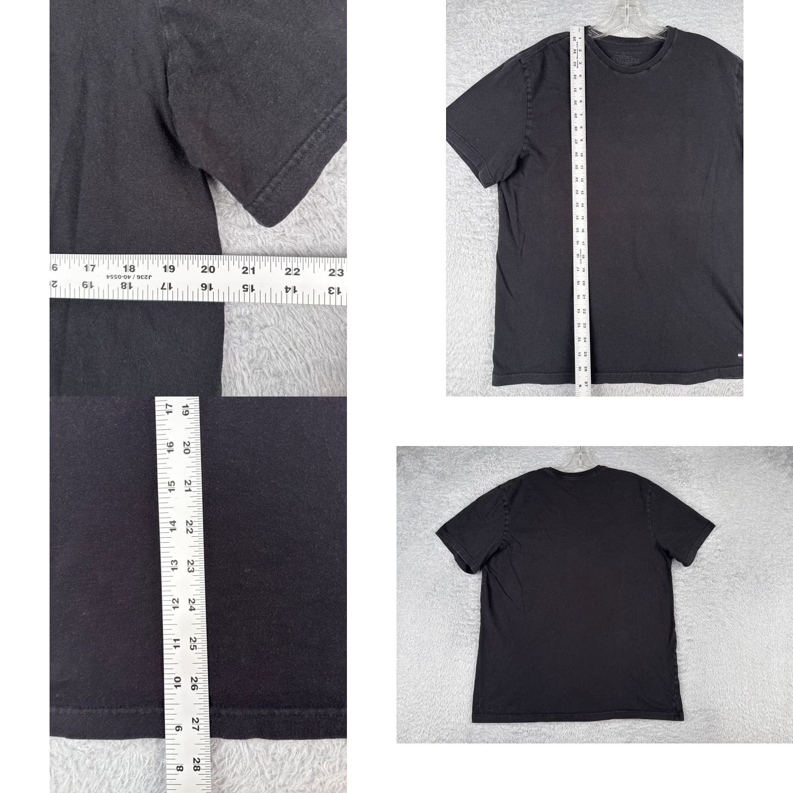 Tommy Hilfiger Tommy Hilfiger Shirt Adult Large Black Short Sleeve Crew Neck Logo T-Shirt Mens Size US L / EU 52-54 / 3 - 8 Thumbnail