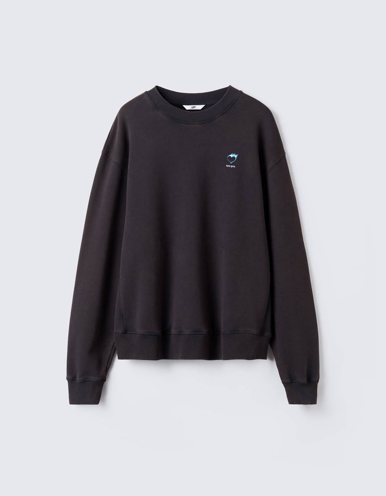 Eytys Eytys Austin Black Sweatshirt Size US L / EU 52-54 / 3 - 1 Thumbnail