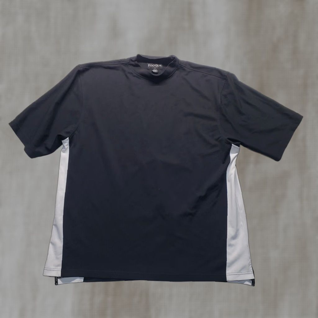 Footjoy VINTAGE FootJoy Shirt Golf Black Long Sleeve Stretch Adult 2XL Mens Turtleneck Modern Golf Wear 2XL Mens Size US XXL / EU 58 / 5 - 1 Thumbnail