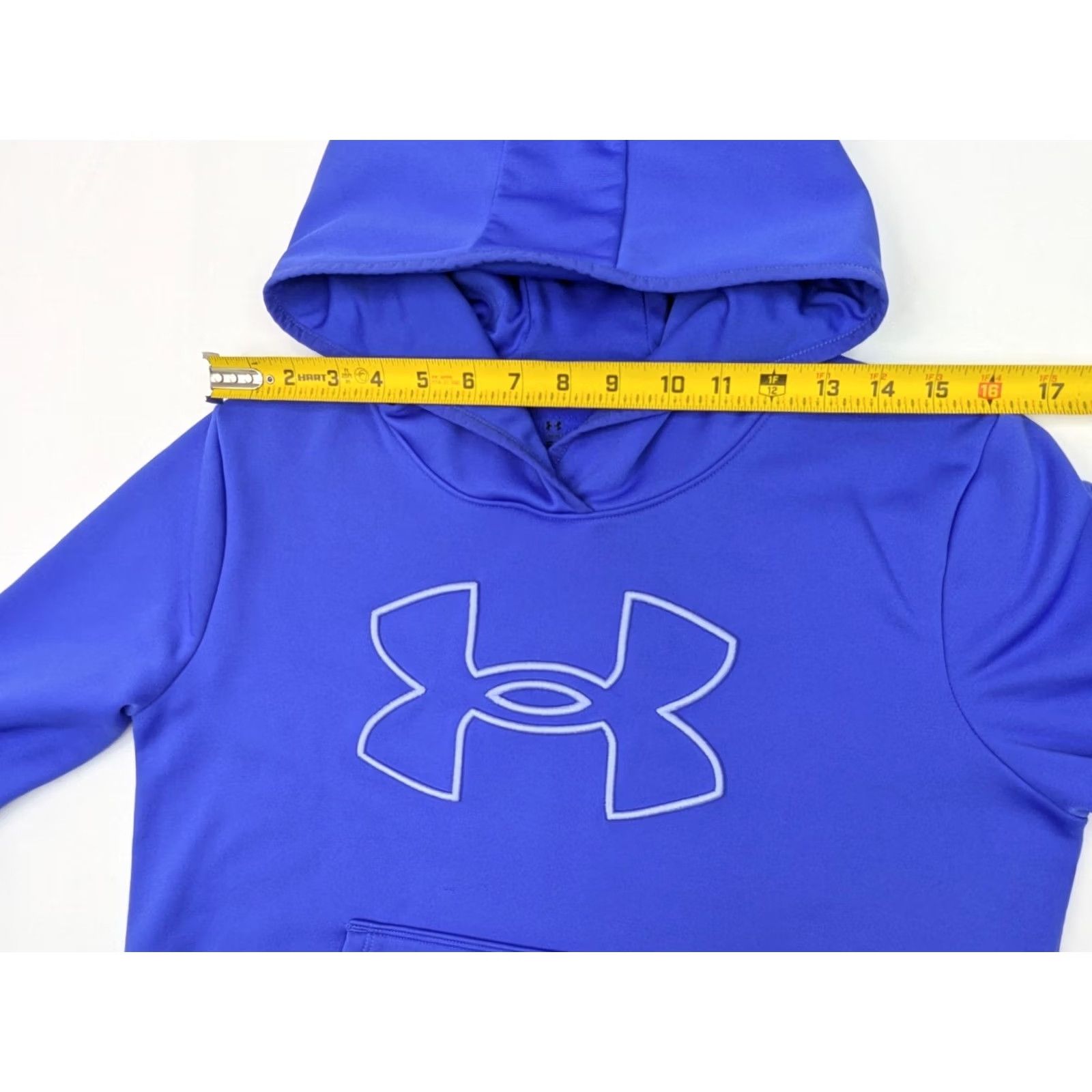 Under Armour Under Armour Big Logo Hoodie Women M Blue Pullover Loose Activewear Size M / US 6-8 / IT 42-44 - 7 Thumbnail