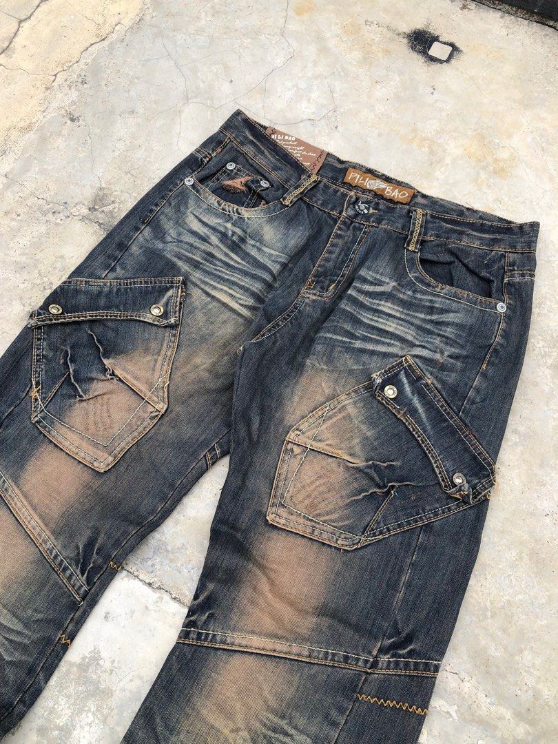 If Six Was Nine Japanese fading denim flare Size US 33 - 2 Thumbnail
