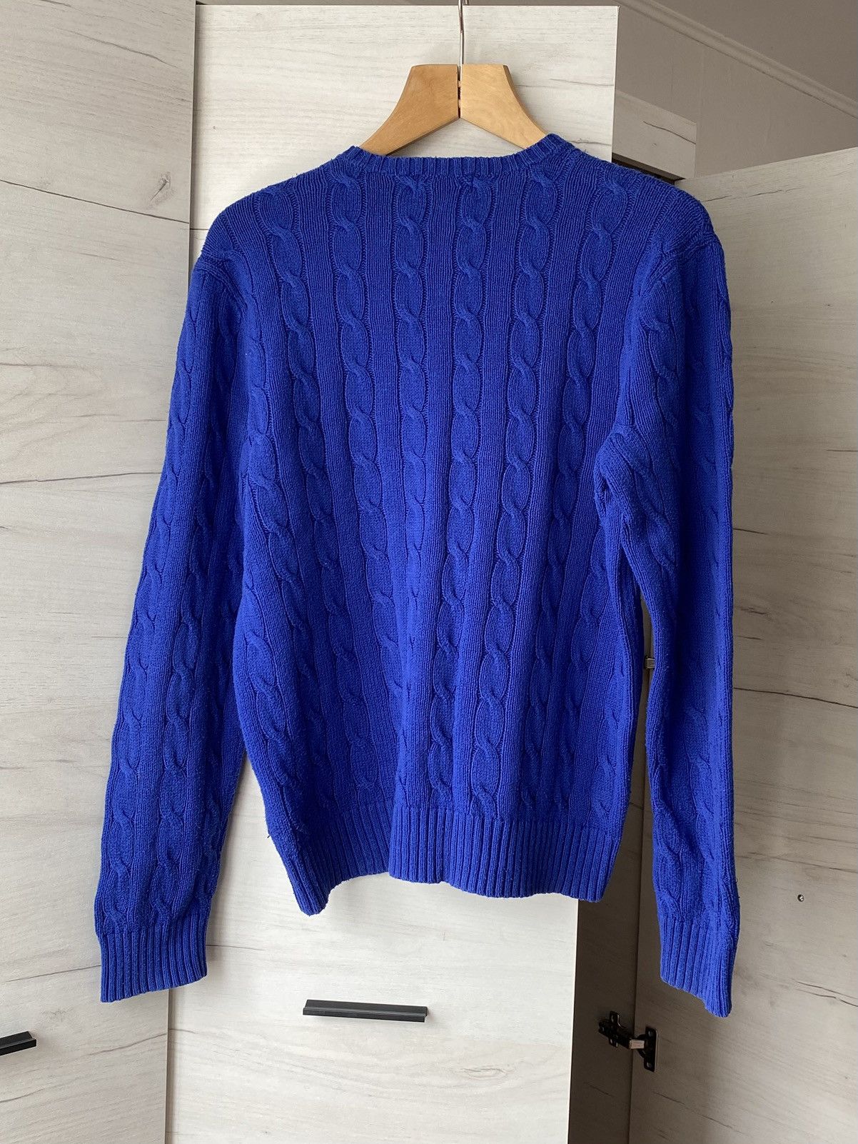 Polo Ralph Lauren Polo Ralph Lauren Wool Cashmere Blend Cable Knit SweaterBlue Size US M / EU 48-50 / 2 - 2 Thumbnail