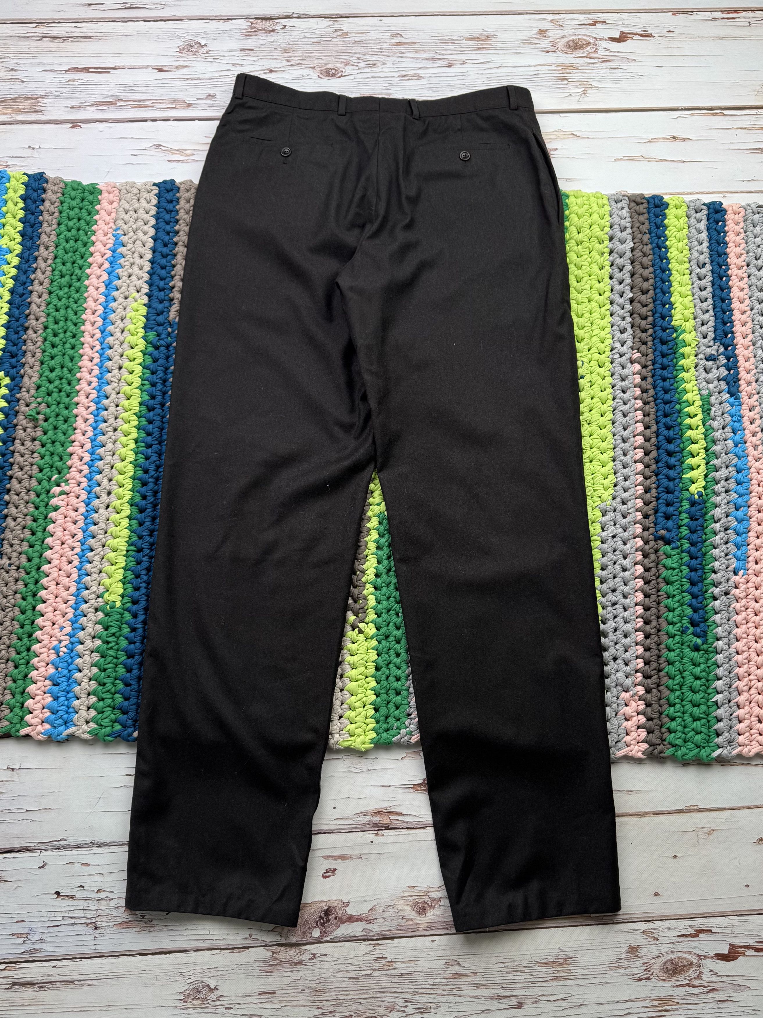 パンツ Armani Collezioni Cashmere Mix Slacks Armani Collezioni gray wide straight leg trousers pants slack size