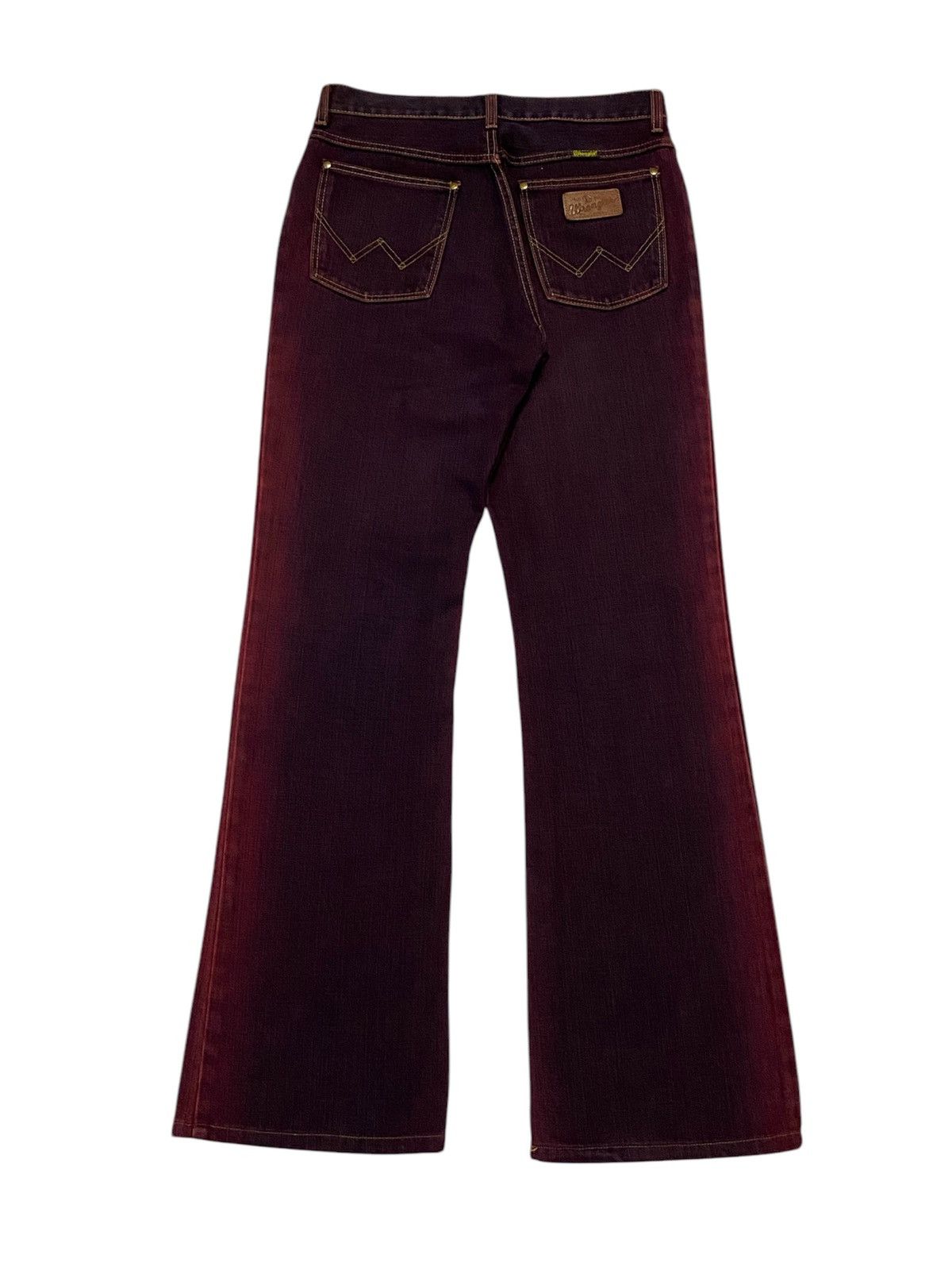 Hysteric Glamour × Japanese Brand × Wrangler 💃Wrangler Classic Red Smoke Flare Jeans Size 29" - 3 Thumbnail