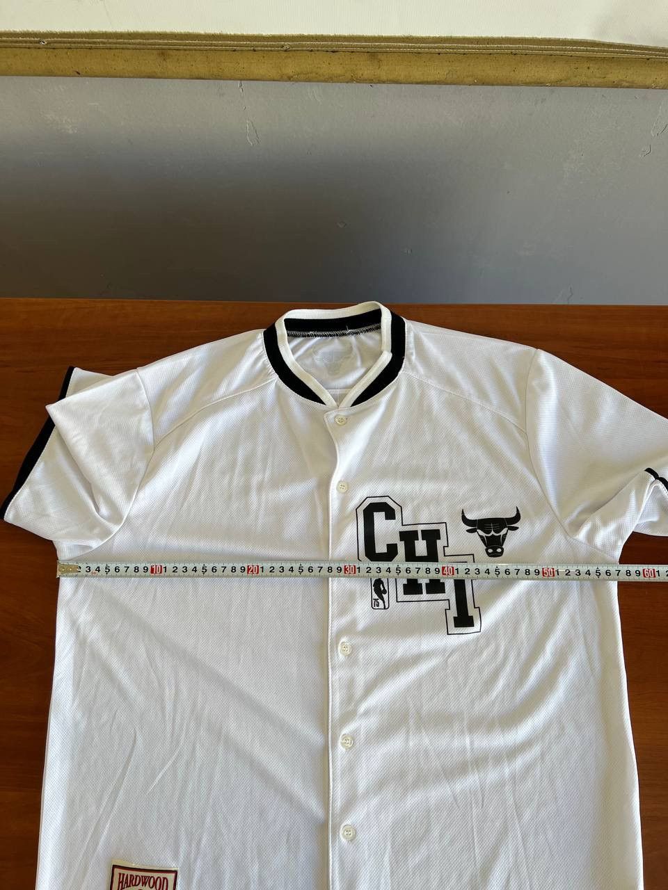 NBA CHICAGO BULLS MITCHELL&NESS HARWOOD CLASSIC BASEBALL SHIRT Size US XL / EU 56 / 4 - 13 Thumbnail