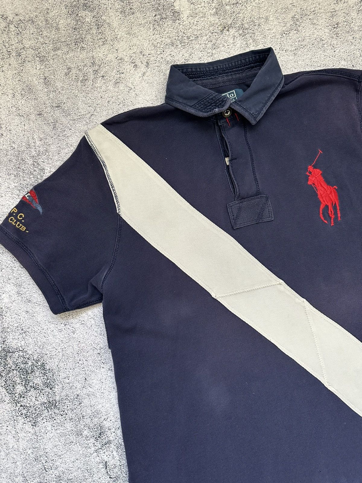 Polo Ralph Lauren Vintage Polo Ralph Lauren Polos Yacht Club Flag Logo Y2K Size US XL / EU 56 / 4 - 7 Thumbnail