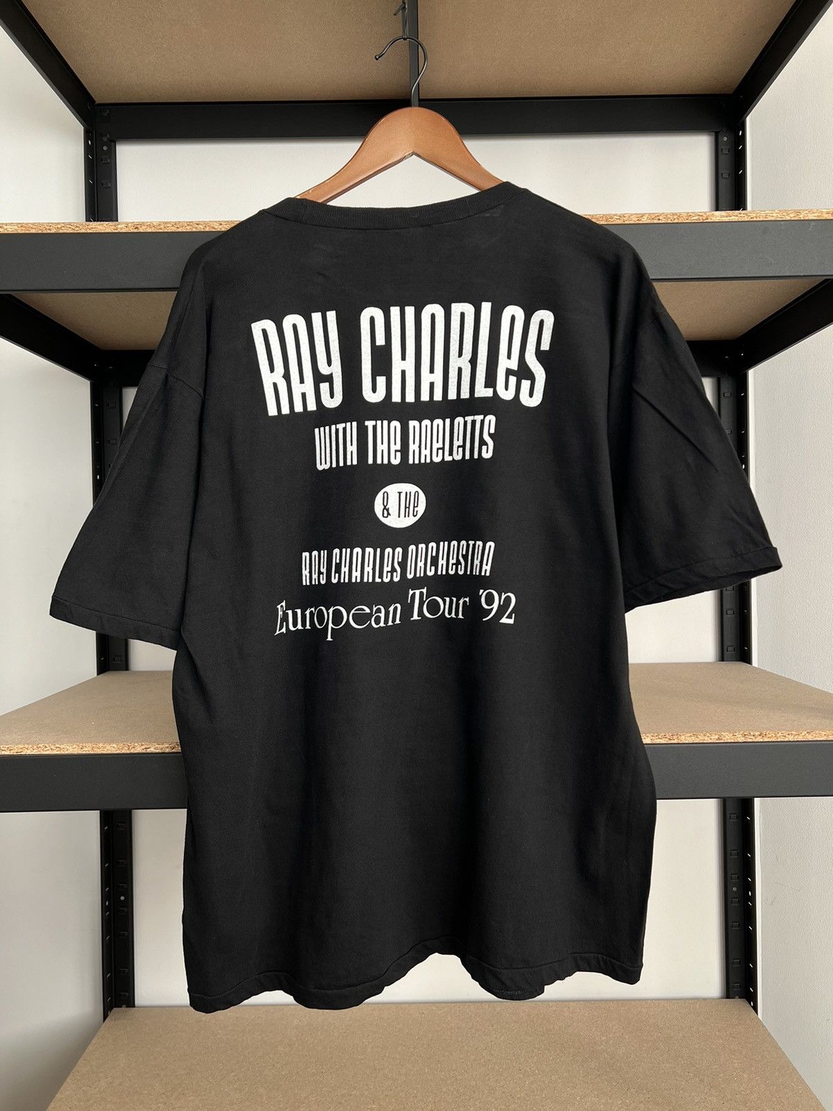 Band Tees Vintage 1992 Ray Charles with The Raelettes Jazz Soul Tshirt Size US L / EU 52-54 / 3 - 4 Thumbnail