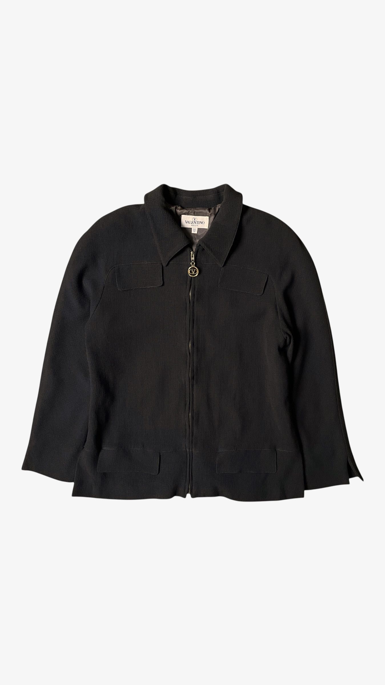 Valentino Vintage 80s Women's Valentino Brown Corduroy Jacket Size M / US 6-8 / IT 42-44 - 1 Thumbnail
