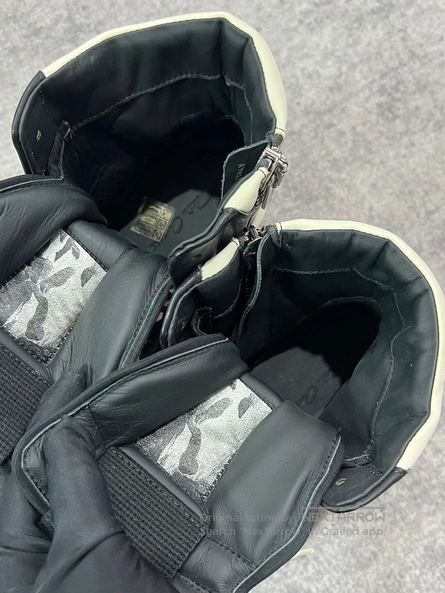 Rick Owens RICKOWENS High-Top Rick Owens (RO) Chunky Sneakers| Size US 7 / IT 37 - 7 Thumbnail