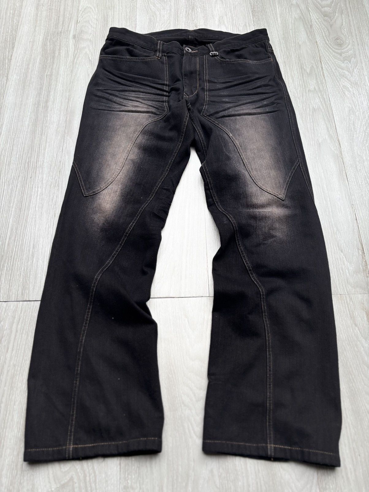 パンツ 00s nicole leather pockets flared denim Men's Nicole Club Denim | Grailed