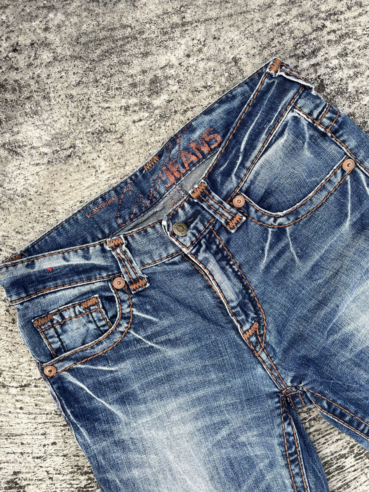 Japanese Brand Jambange faded jeans Size 26" / US 2 / IT 38 - 2 Thumbnail