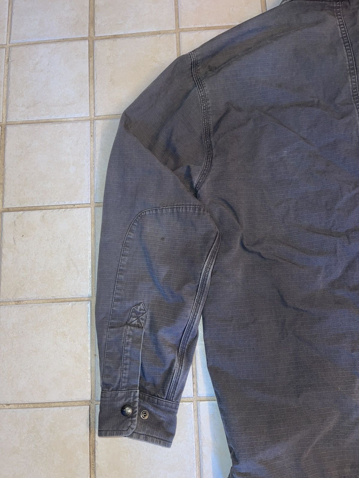 Carhartt Vintage ripstop Carhartt Chore Button up jacket Grey Size US M / EU 48-50 / 2 - 13 Thumbnail