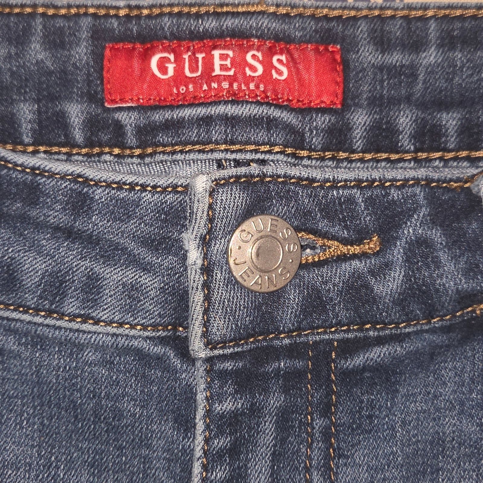 Guess Vintage Guess Jeans - Women's Size 27 - Distressed Blue Size 27" / US 4 / IT 40 - 7 Thumbnail