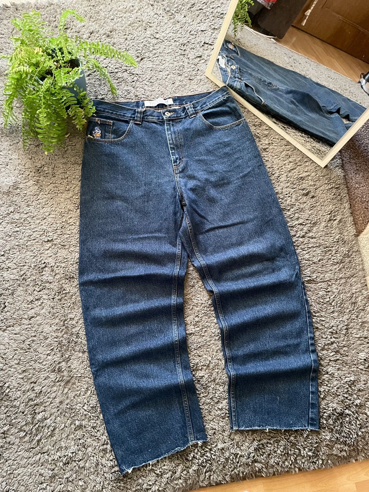 Polar Skate Co. × Vintage 93 Polar Skate Co. Denim Pants Streetwear Sk8 Vintage Logo Size US 34 / EU 50 - 2 Thumbnail