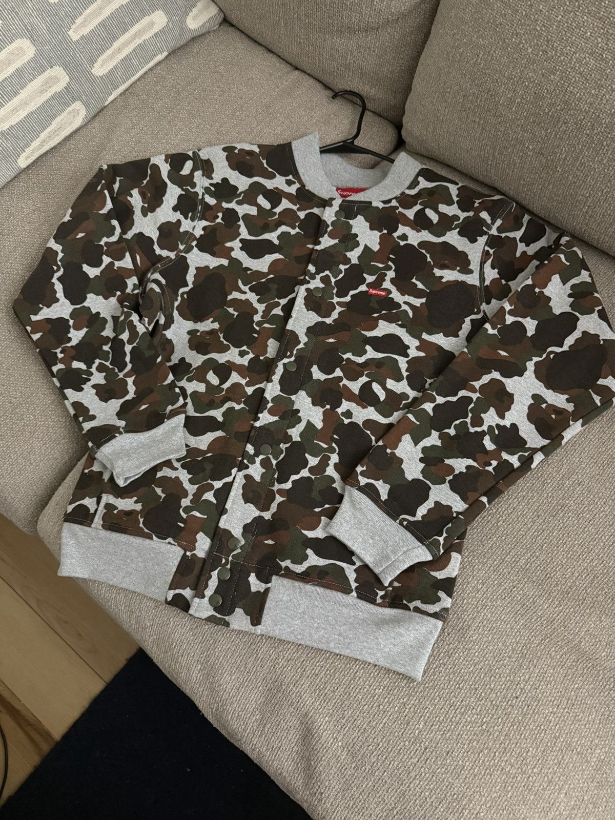 F/W 2012 Camo Snap Front Sweatshirt