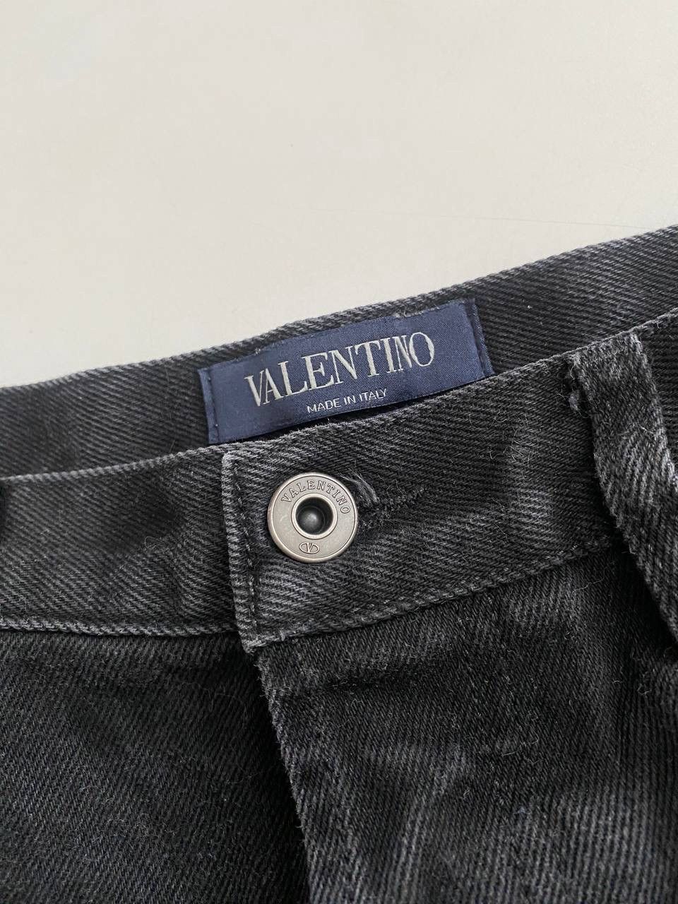 Valentino Valentino Garavani 2099 Print Slim Jeans in Black Cotton Size US 34 / EU 50 - 7 Thumbnail
