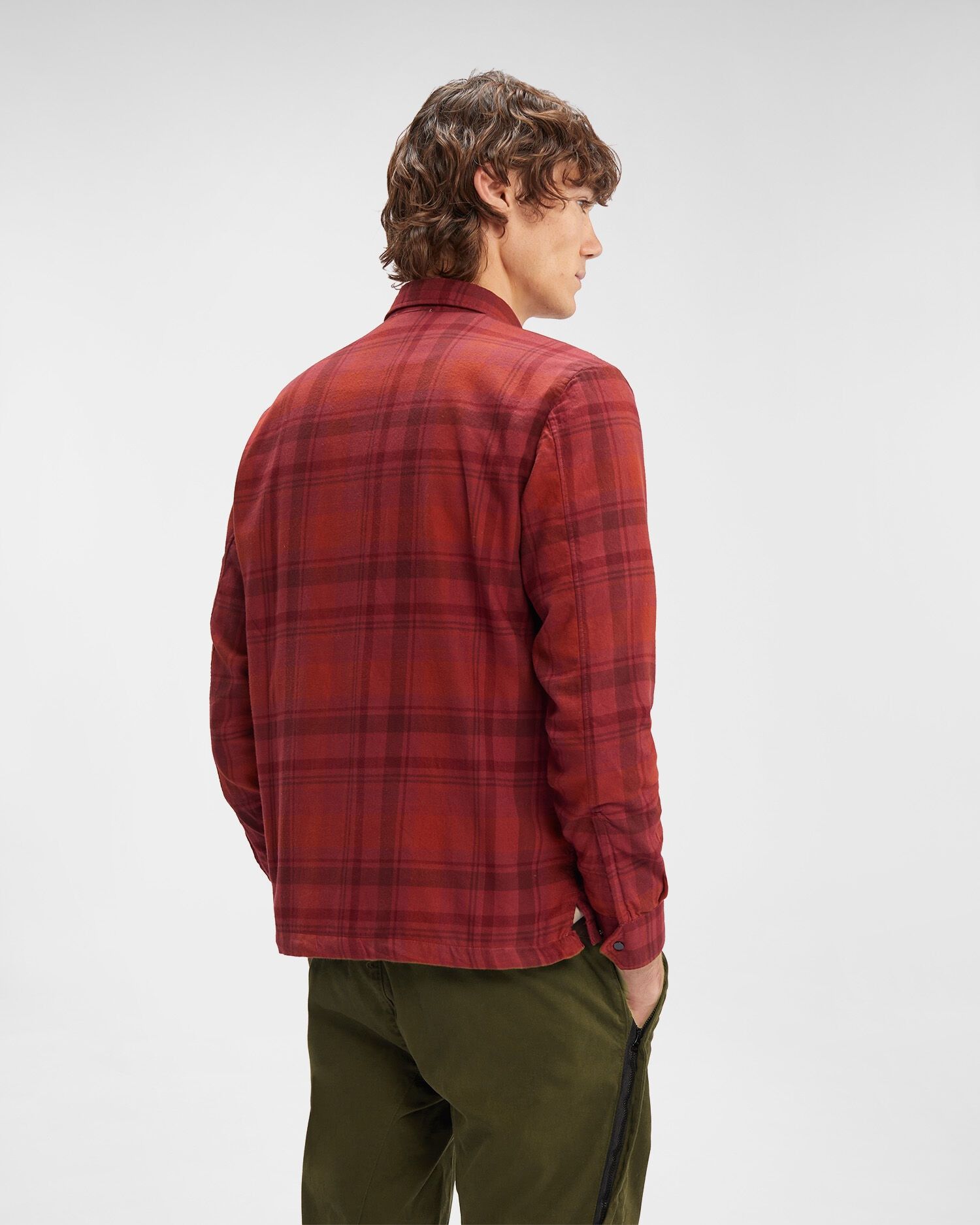 C.P. Company o1y1224 Checked Shirt in Red Size US XXL / EU 58 / 5 - 3 Thumbnail