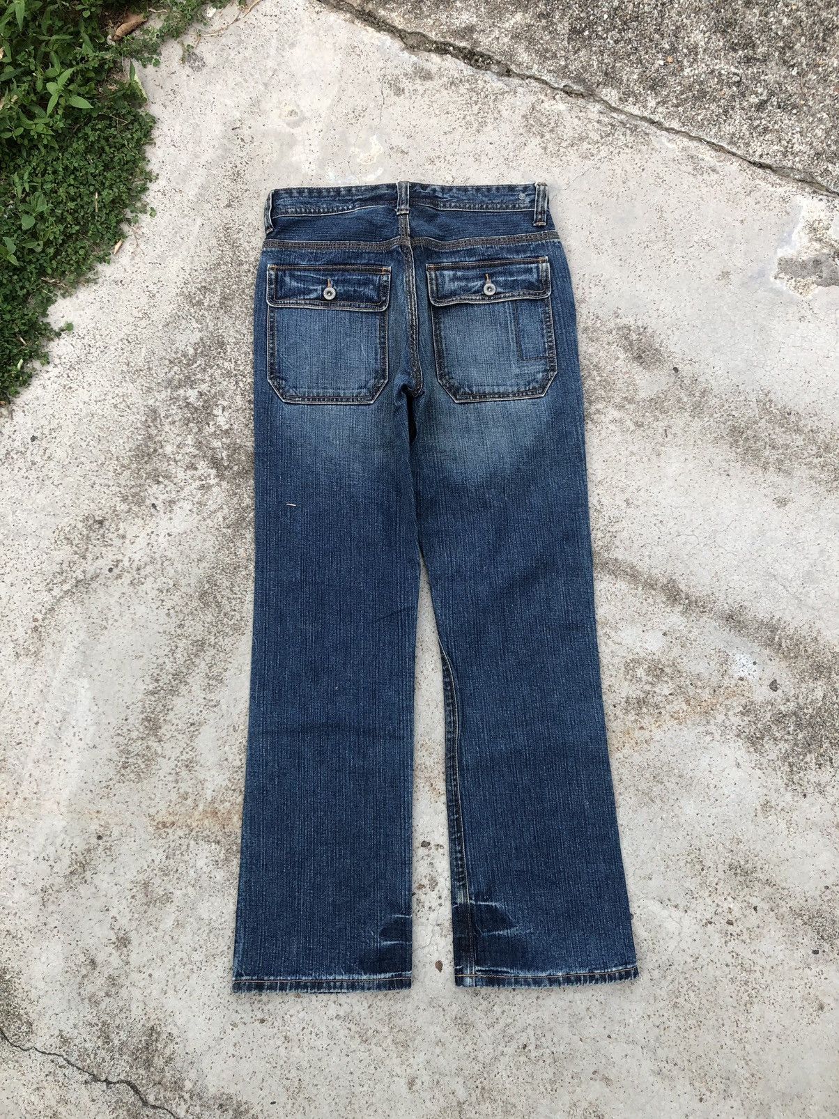 Gap SLIM BOOT⚡️⚡️GAP WASHED BLUE BAKERPANT JEANS Size US 28 / EU 44 - 4 Thumbnail