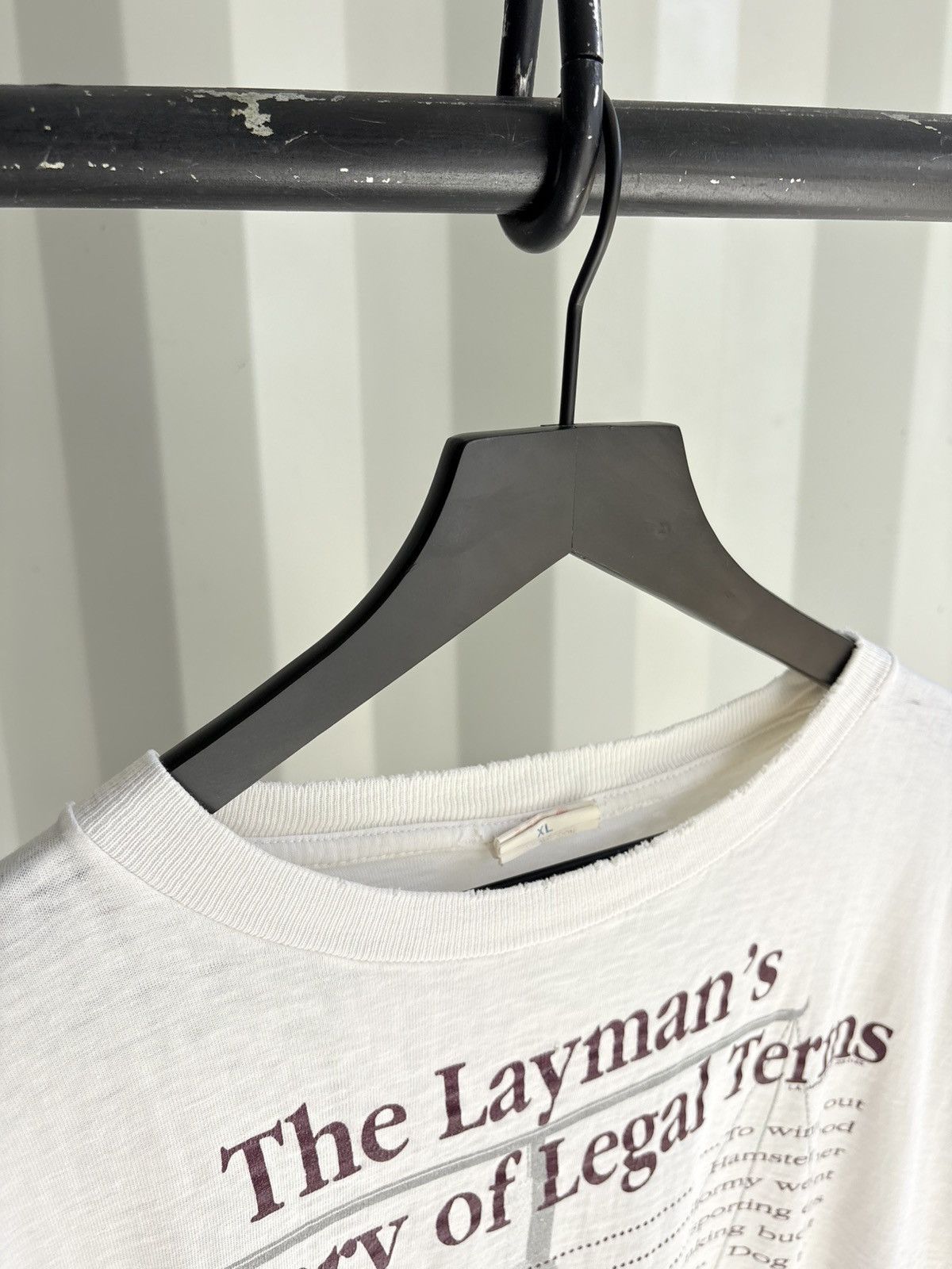 Vintage Vintage Lawyer Terms Shirt Faded Distressed Grunge Band Boxy Size US XL / EU 56 / 4 - 5 Thumbnail