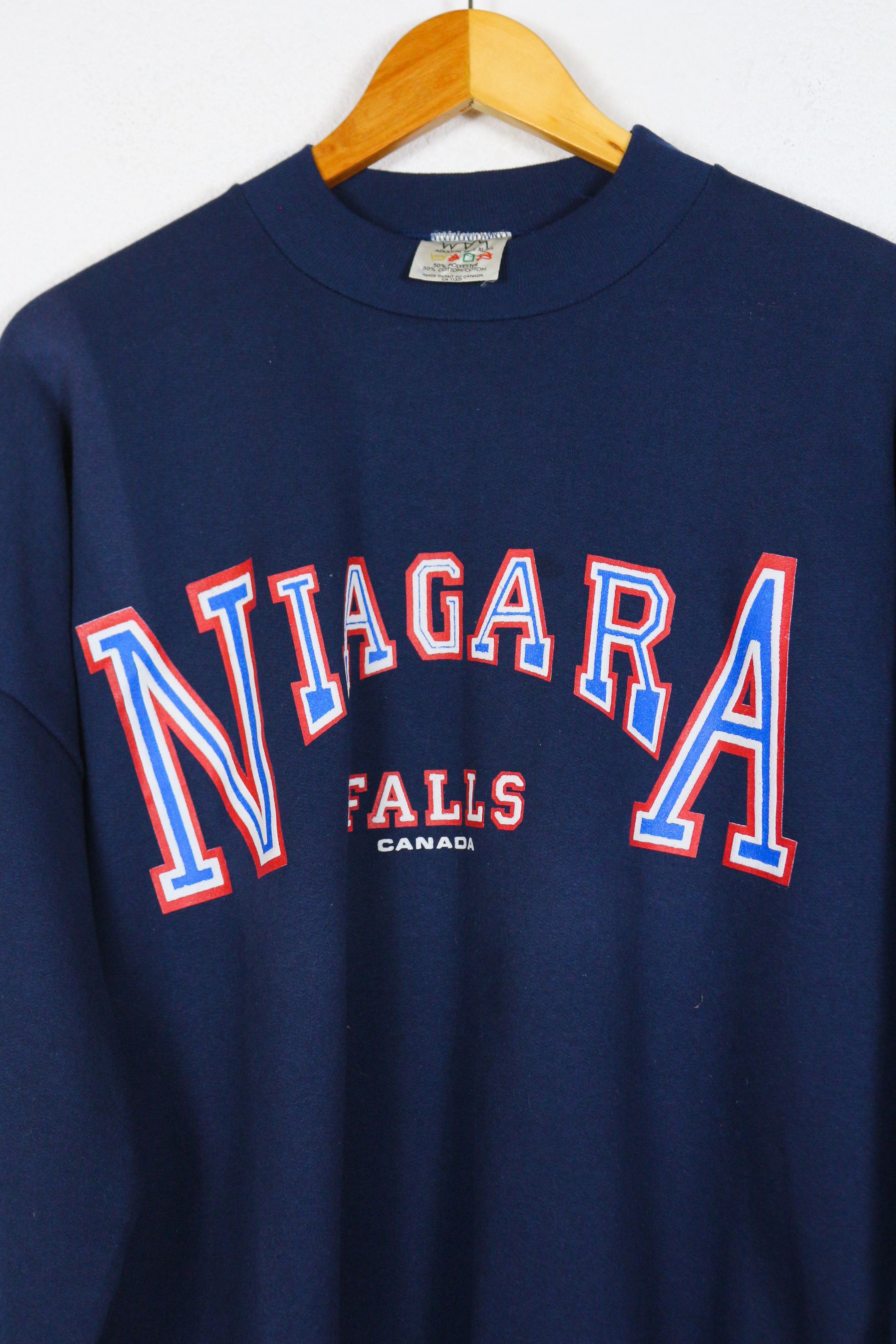Vintage Vintage Canada Niagara Falls Graphic Swetshirt Oversized 90s Size US XL / EU 56 / 4 - 2 Thumbnail