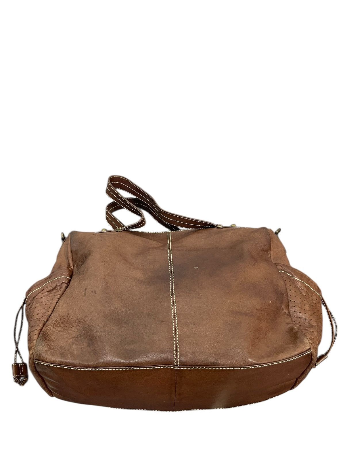 Genuine Leather Full Leather Max & Co Tote Hand Bag 2🟩2 Size ONE SIZE - 12 Thumbnail