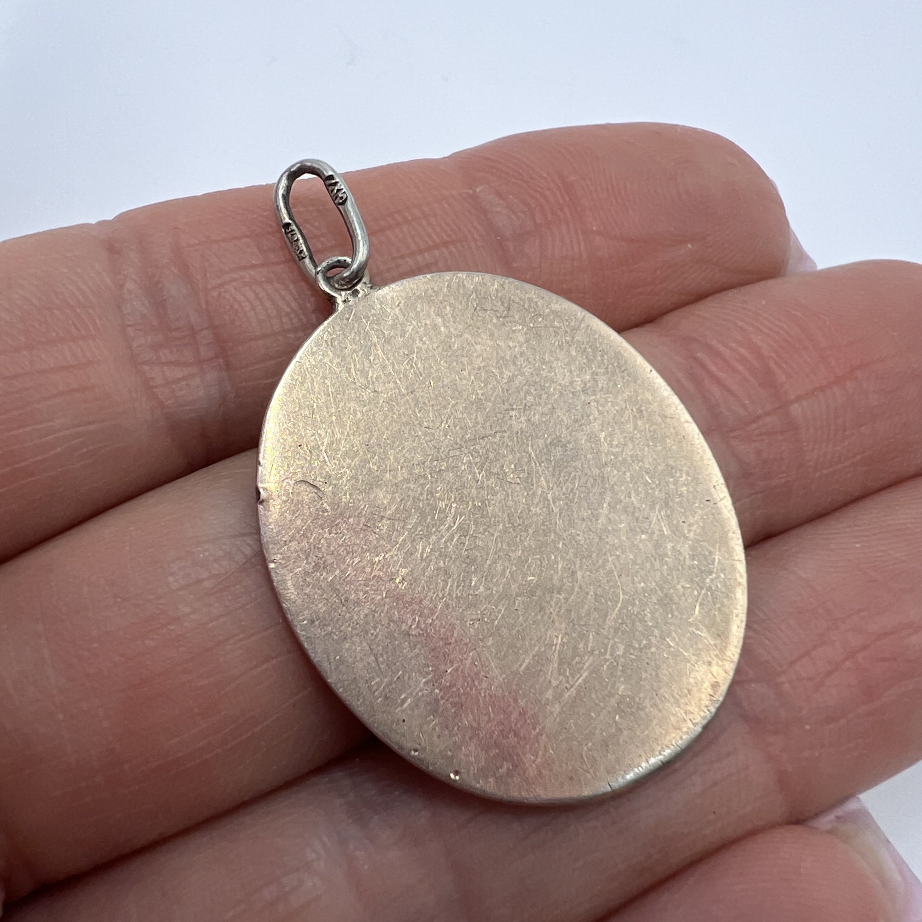 Vintage Vintage USSR Pendant Necklace Silver 875 Soviet 4.26gr Size ONE SIZE - 2 Thumbnail