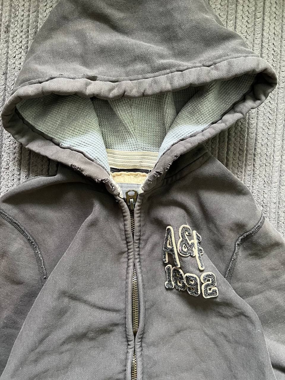 Abercrombie & Fitch × Vintage Vintage Abercrombie & Fitch If6Was Style Heavy Zip Hoodie Size US XL / EU 56 / 4 - 12 Thumbnail