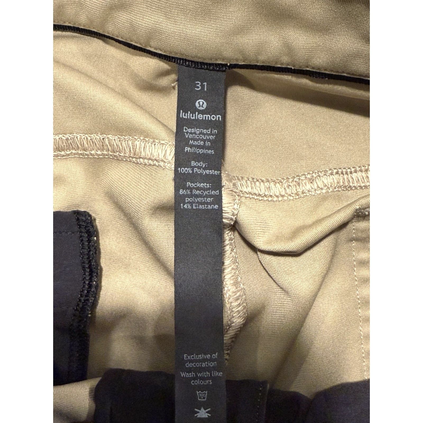 Lululemon Lululemon ABC Classic Fit Pants Men's 31 Brown 29 Inseam Straight Leg 5-Pocket Chino M5426S Size US 31 - 2 Thumbnail