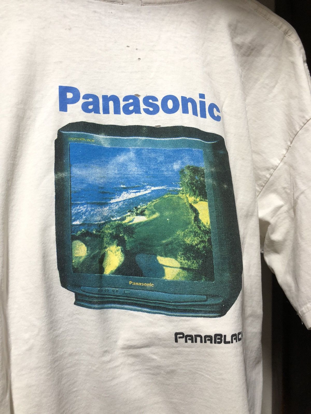 Vintage Rare Panasonic 90s Panablack Promotion 📺 Size US XXL / EU 58 / 5 - 6 Thumbnail