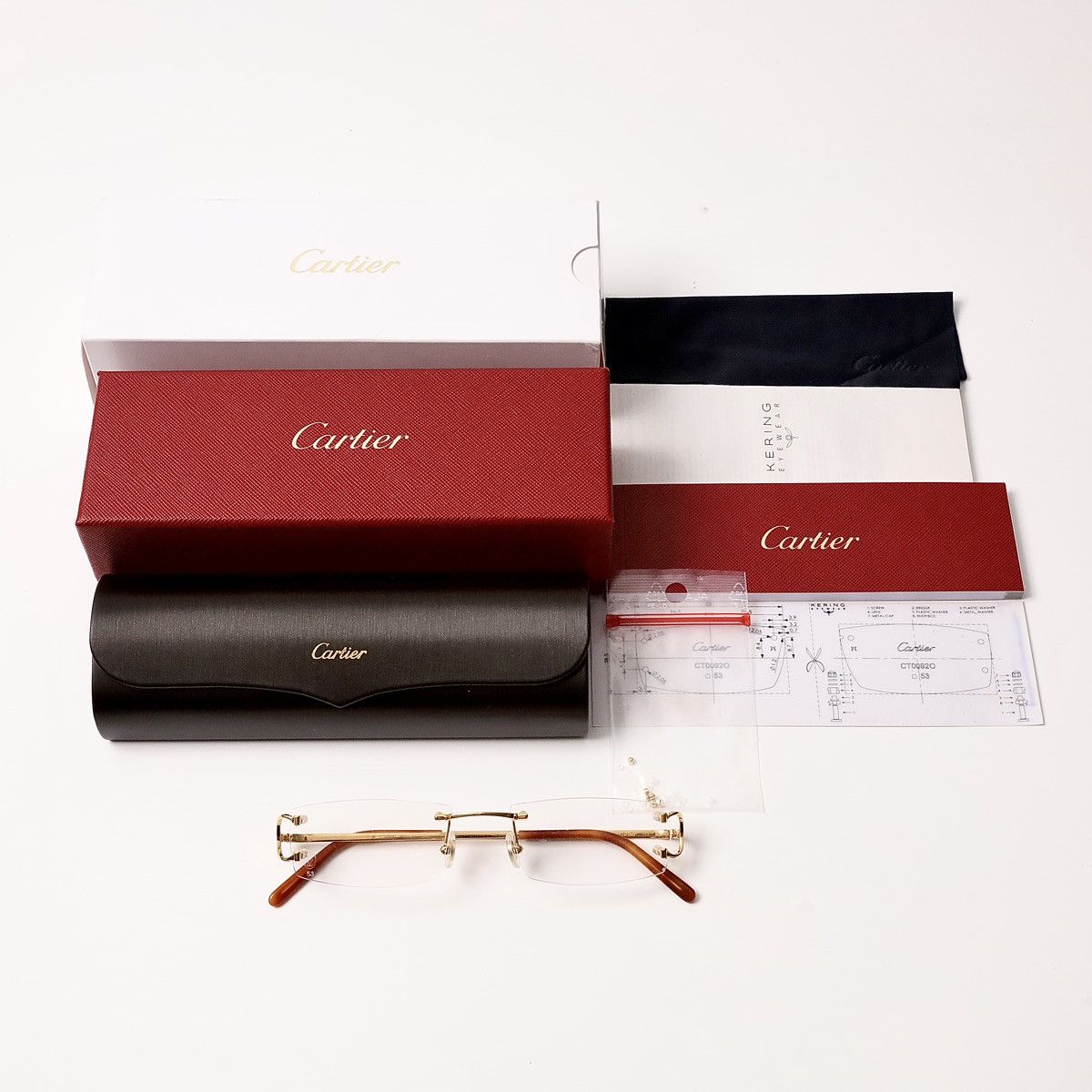 Cartier CARTIER CT0092O GLASSES Size ONE SIZE - 10 Thumbnail