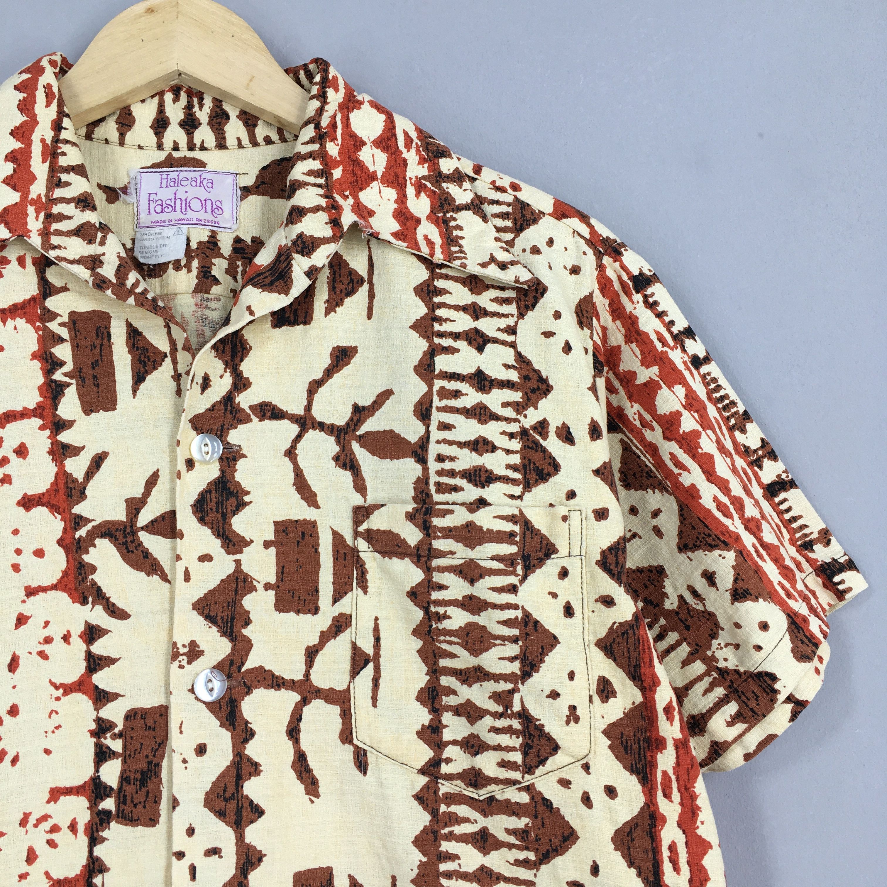 Vintage Vintage 70s Haleaka Hawaii Aloha Tropical Surf Shirts Large Size US L / EU 52-54 / 3 - 2 Thumbnail