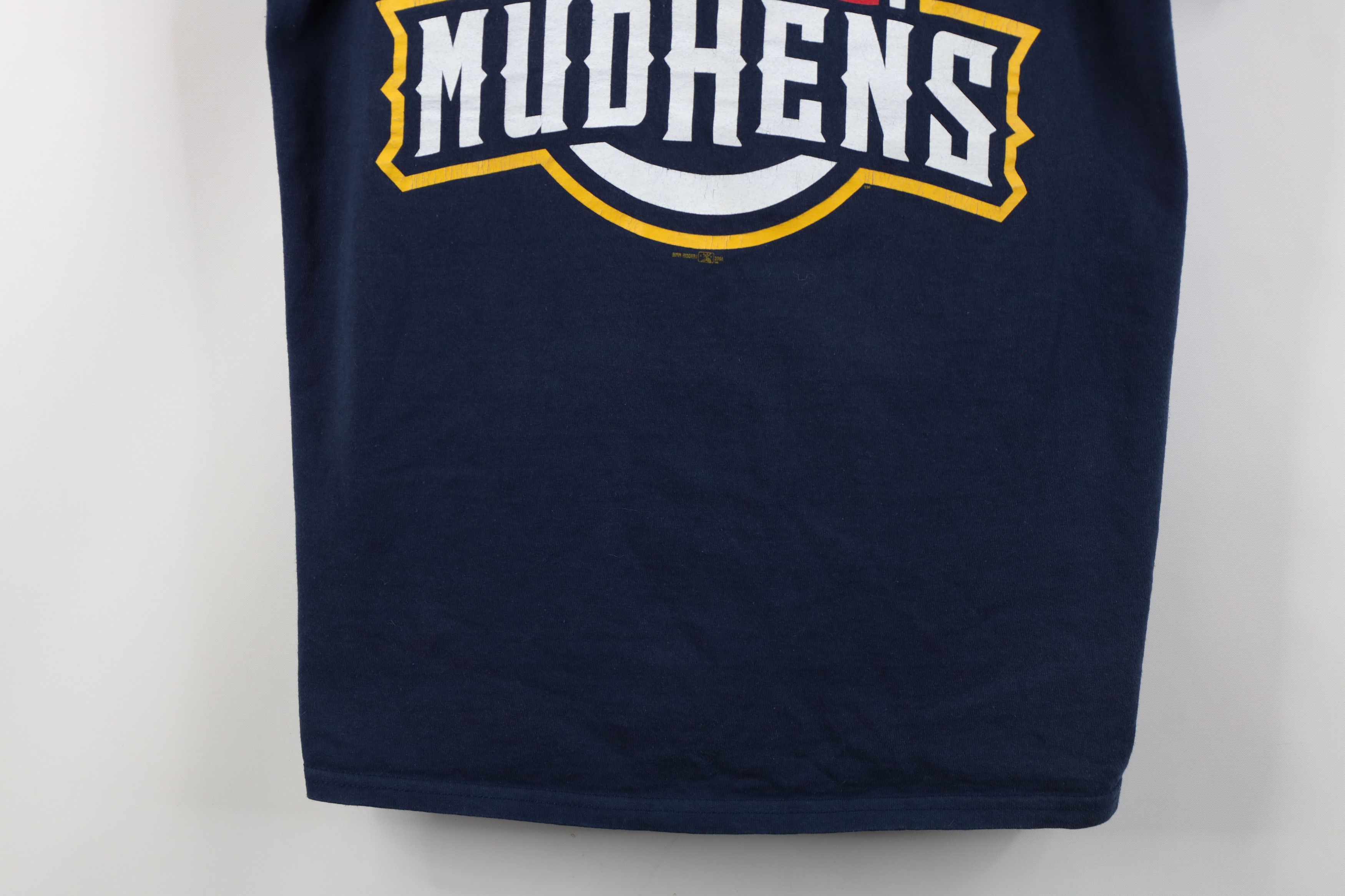 Vintage Vintage Y2K Minor League Toledo Mud Hens Baseball T-Shirt Size US L / EU 52-54 / 3 - 3 Thumbnail