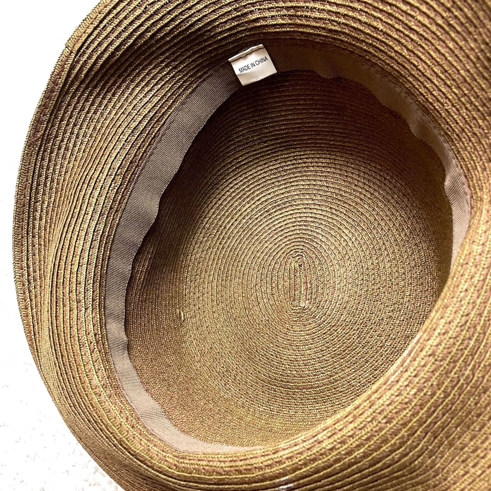 Vintage Unbranded Womens Cloche Hat Bow Brown Casual Straw Travel Sun Ladies Size ONE SIZE - 8 Thumbnail