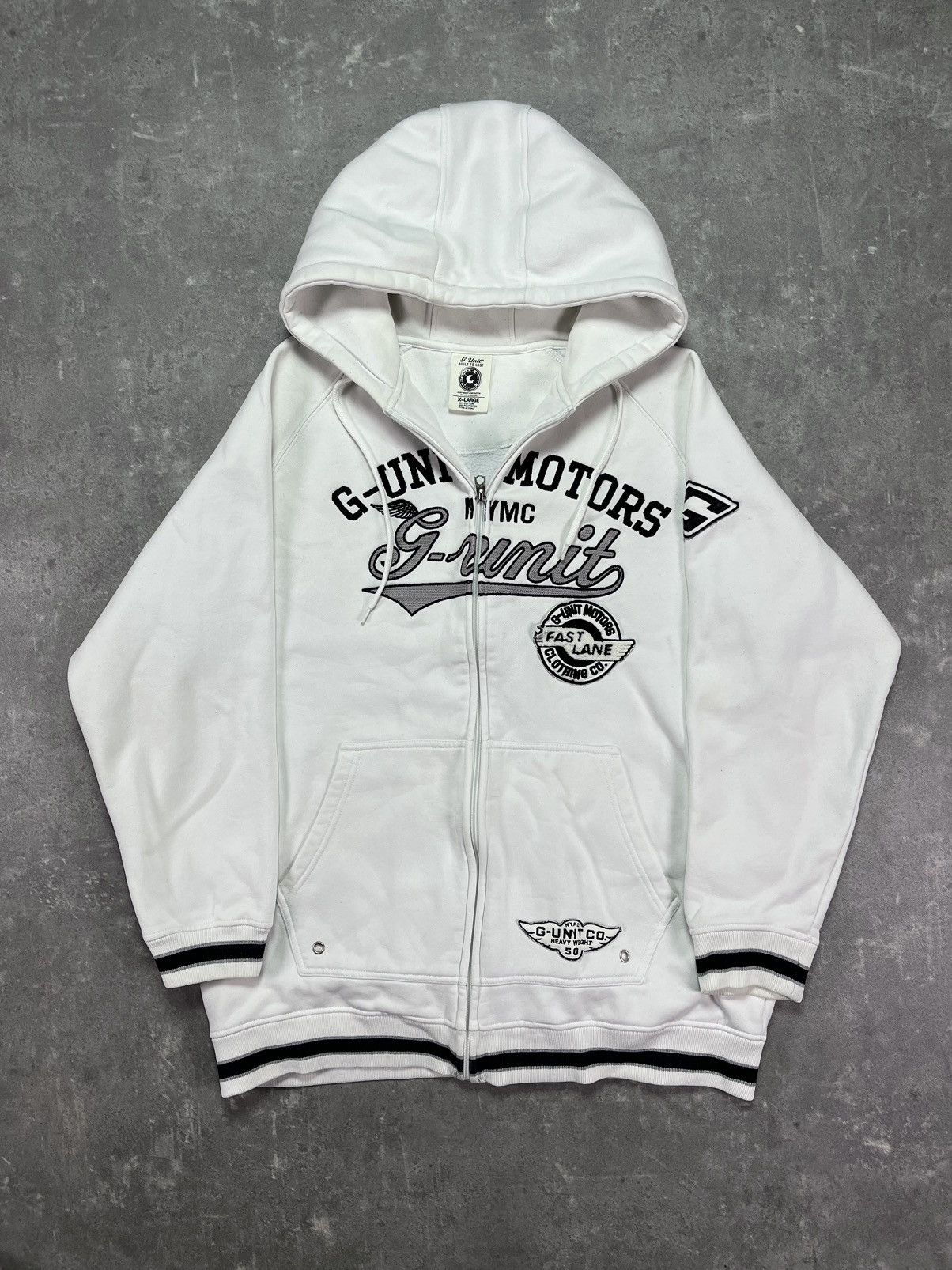 G-Unit G-Unit Motors Big Logo Baggy Zip Hoodie XL XXL Swag 50 Cent Size US XL / EU 56 / 4 - 1 Thumbnail