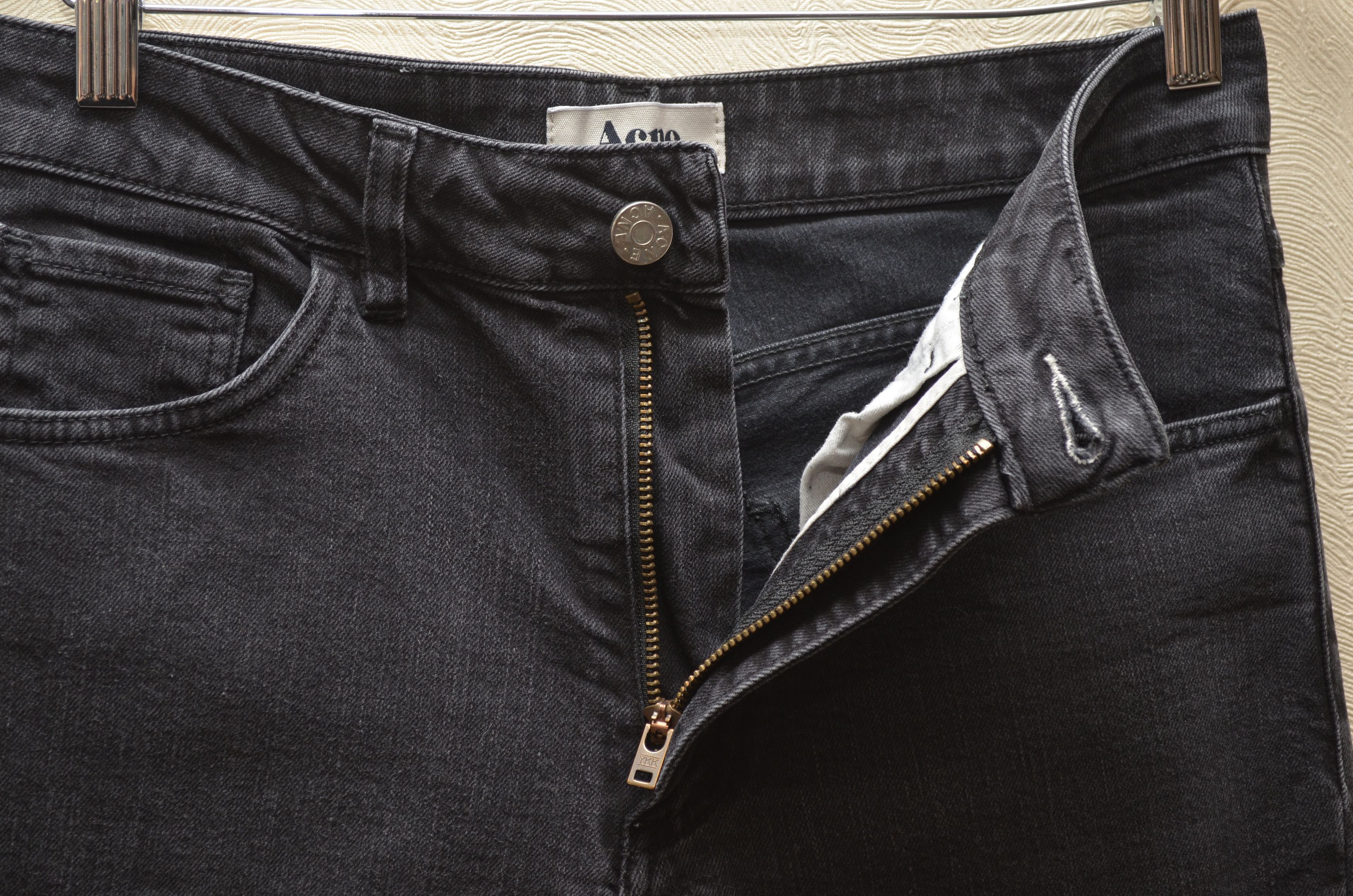 Acne Studios Acne Studios Needle Wet Cash Black Denim Jeans Size W30 L32 Size US 30 / EU 46 - 5 Thumbnail