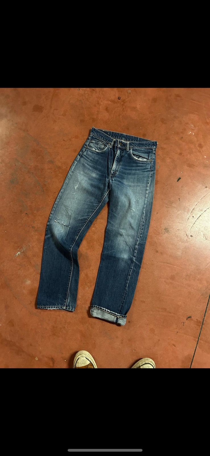 Image of Levis 505 1960 No Selvedge in Blue, Men's (Size 30)