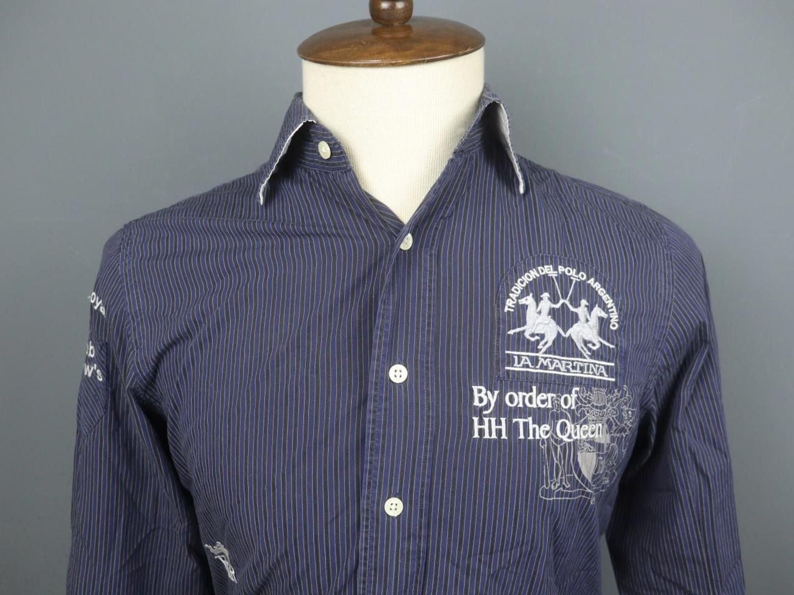 La Martina LA MARTINA Multicolor Striped Cotton Collared Shirt Size M Size US M / EU 48-50 / 2 - 5 Thumbnail