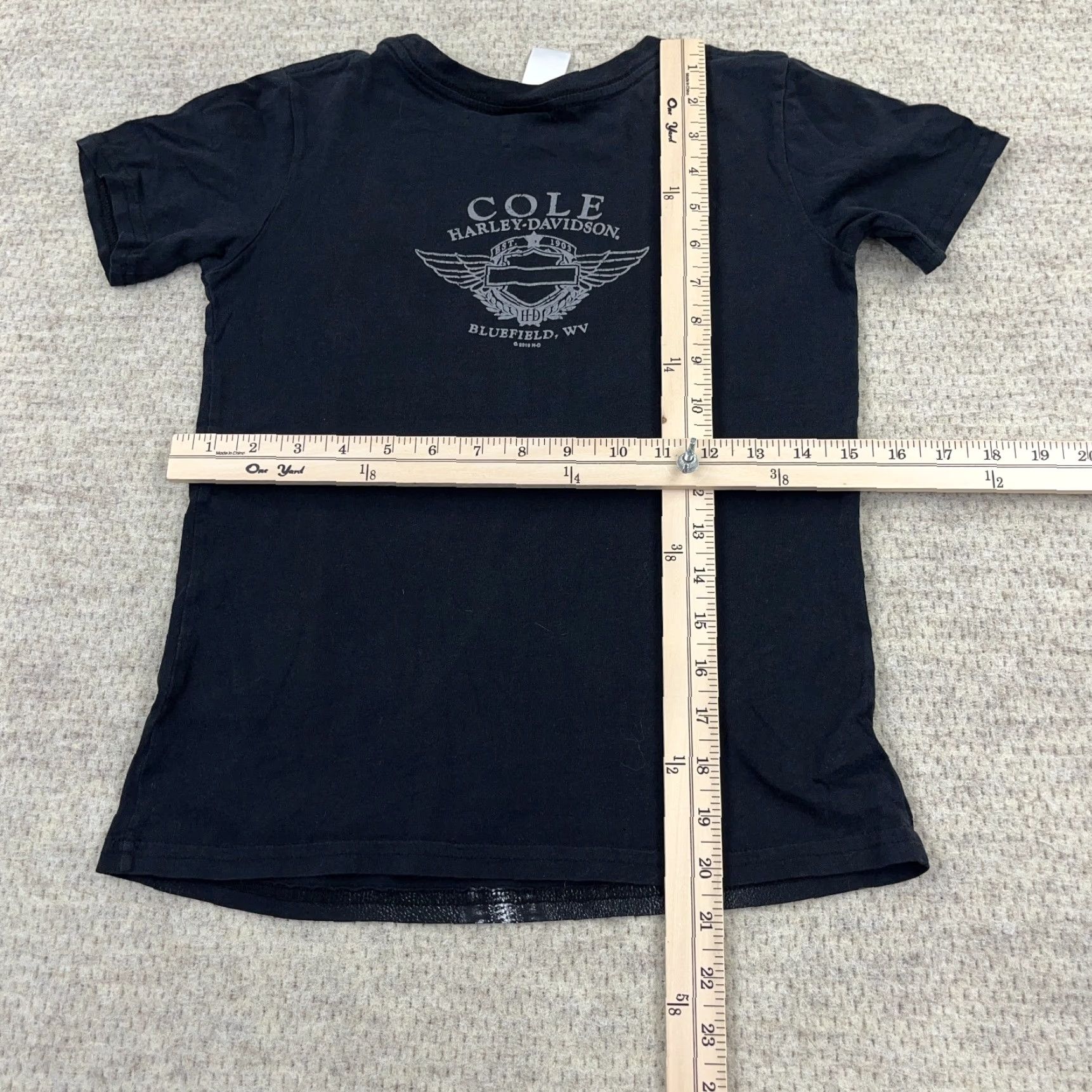 Harley Davidson Harley-Davidson Shirt Women Small Black Biker Tee Y2K All Over Ladies Vintage No Size S / US 4 / IT 40 - 7 Thumbnail