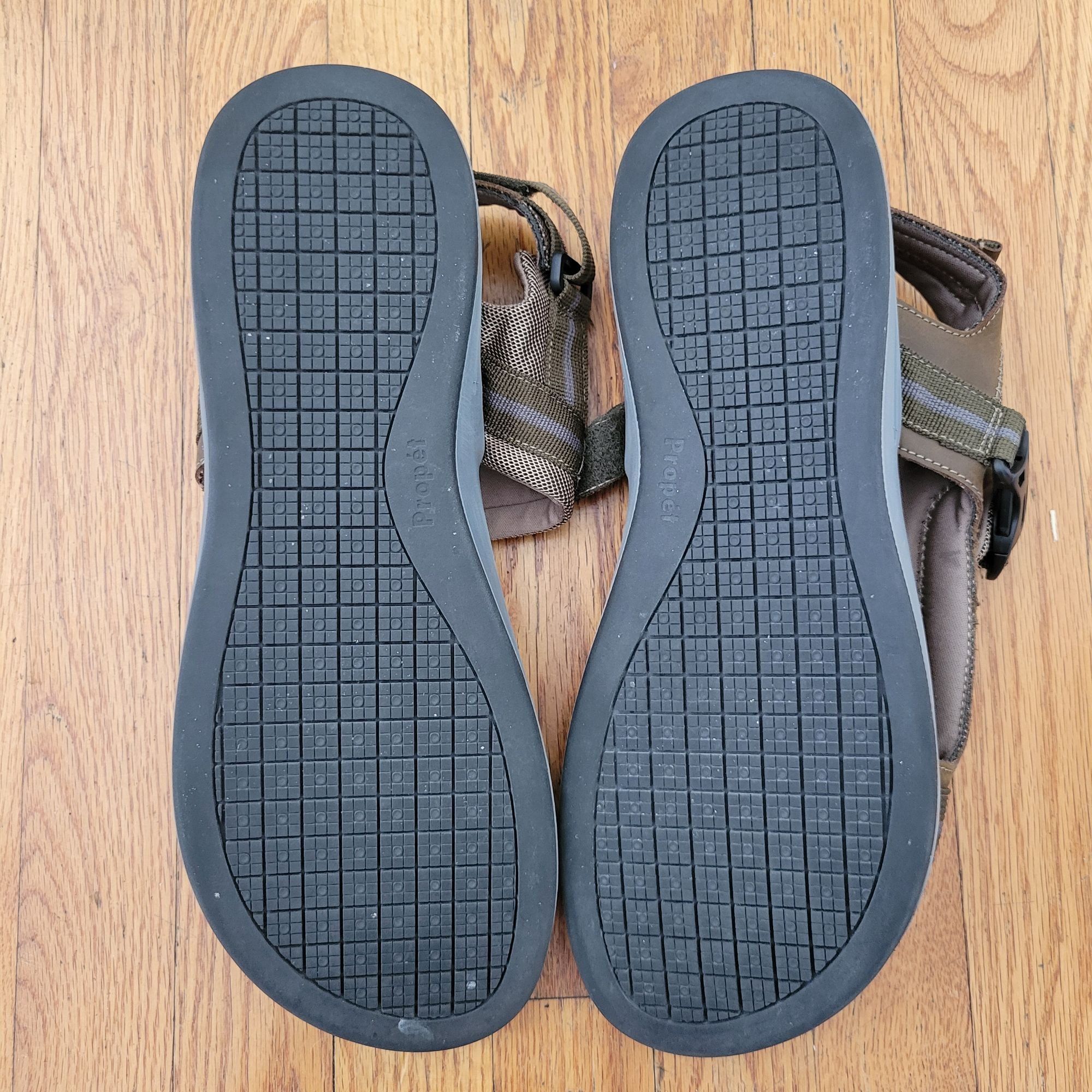 Other Propet ELI Adjustable 3 Strap Sandals 15 Olive Summer Hiking Size US 15 / EU 48 - 3 Thumbnail