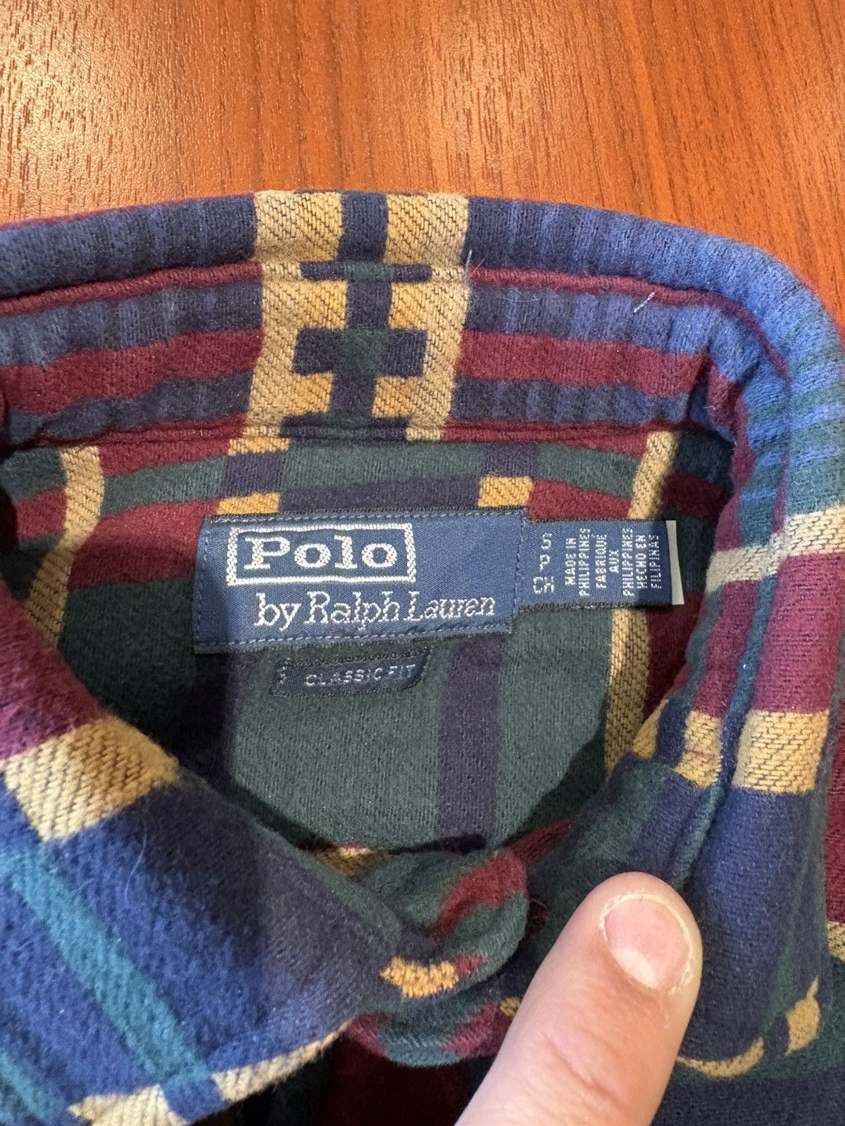 Polo Ralph Lauren POLO RALPH LAUREN HEAVYWEIGHT FLANNEL SHIRT SMALL Size US S / EU 44-46 / 1 - 4 Thumbnail