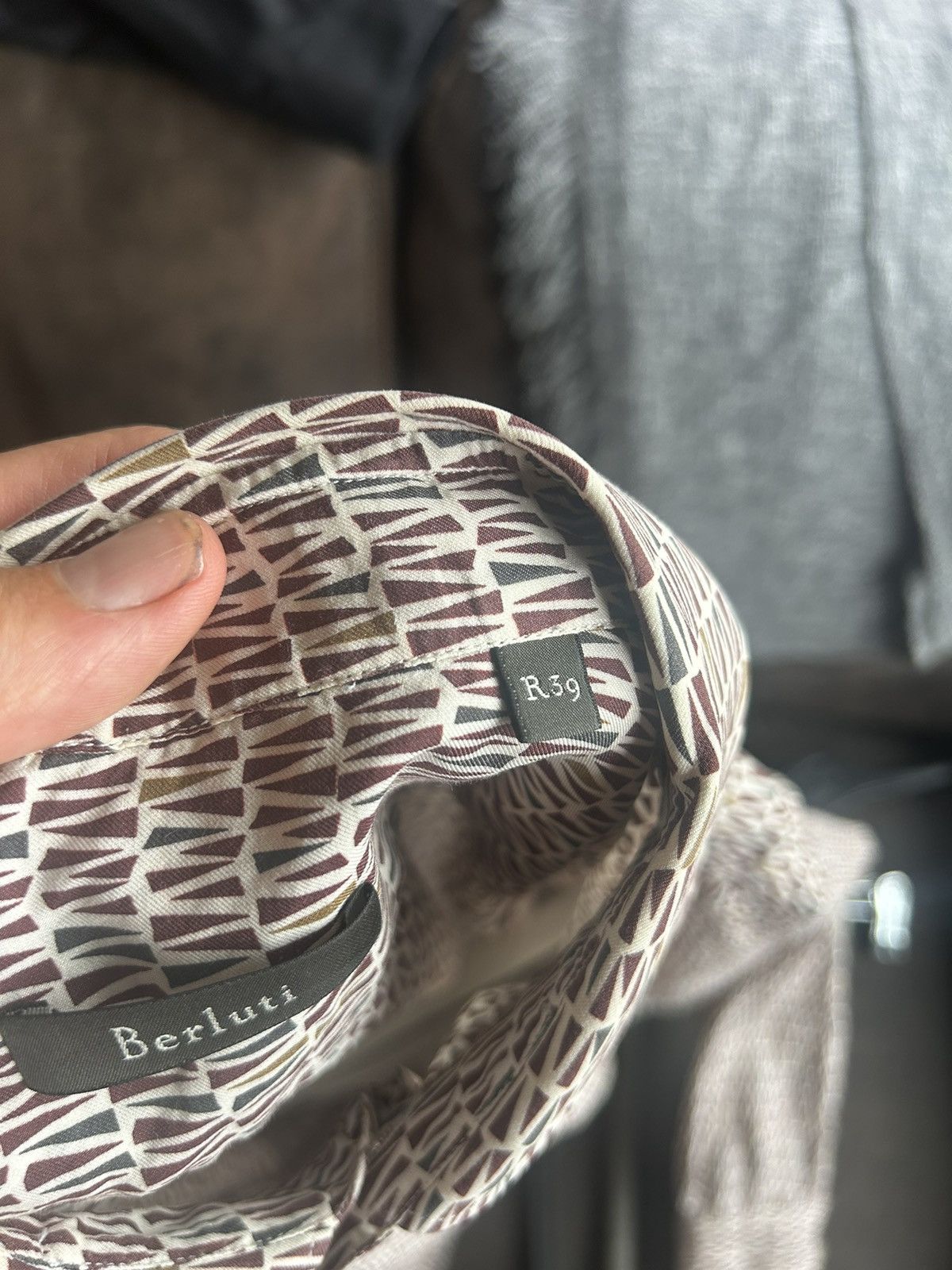 Berluti Abstract Print Shirt Size US M / EU 48-50 / 2 - 10 Thumbnail