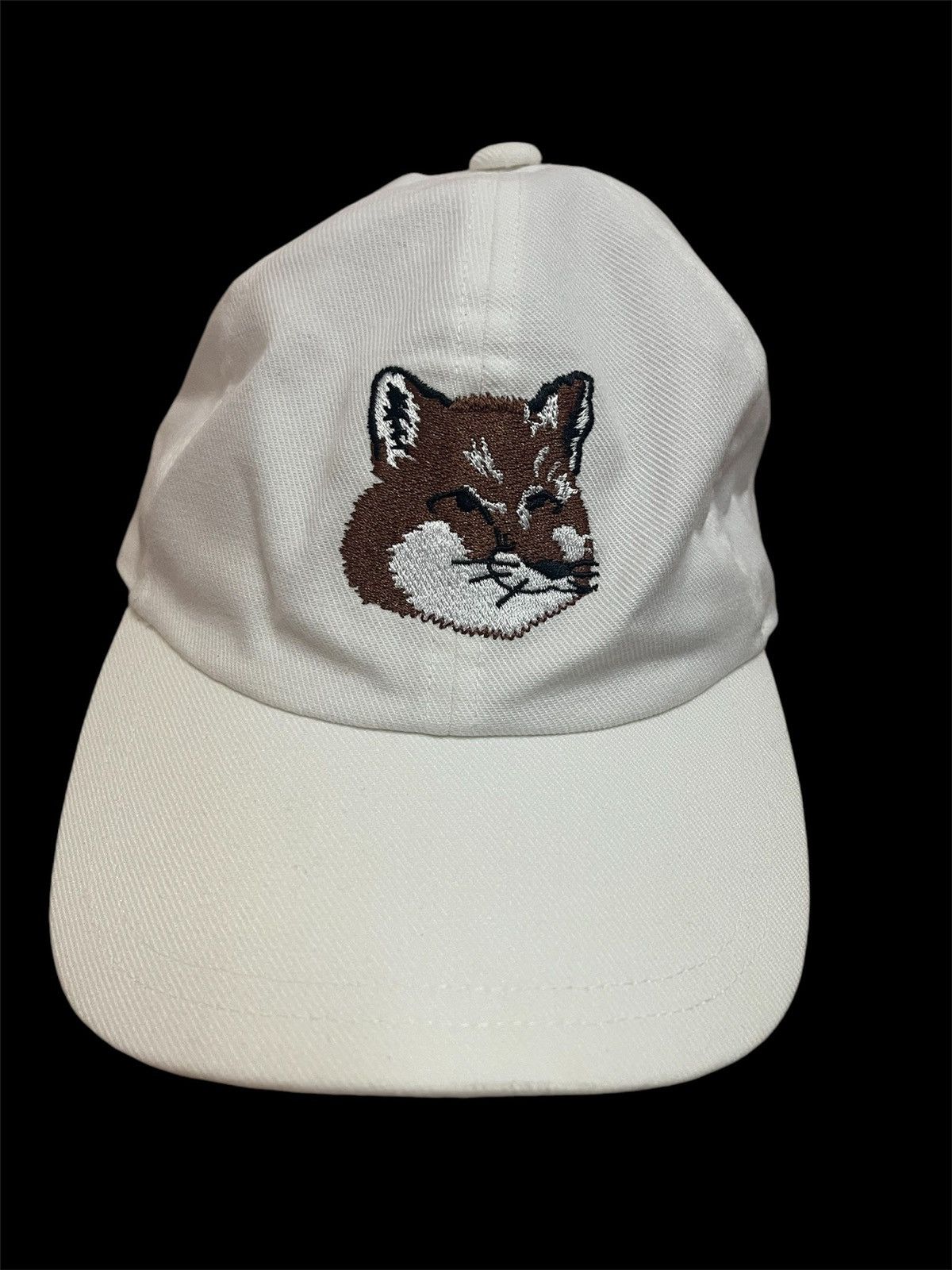 Maison Kitsune Large Fox Head Cap