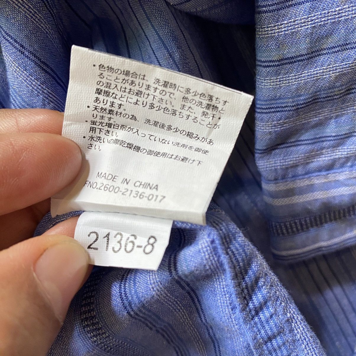 Vintage SHINS AMERICAN Blue Striped Western Shirt Size US L / EU 52-54 / 3 - 15 Thumbnail