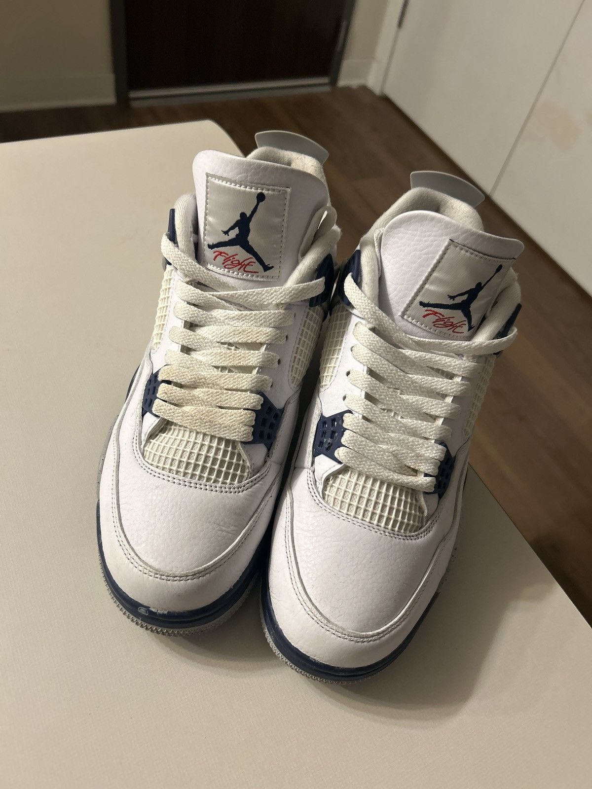 Jordan Brand Jordan 4 Midnight Navy Size US 10 / EU 43 - 1 Thumbnail