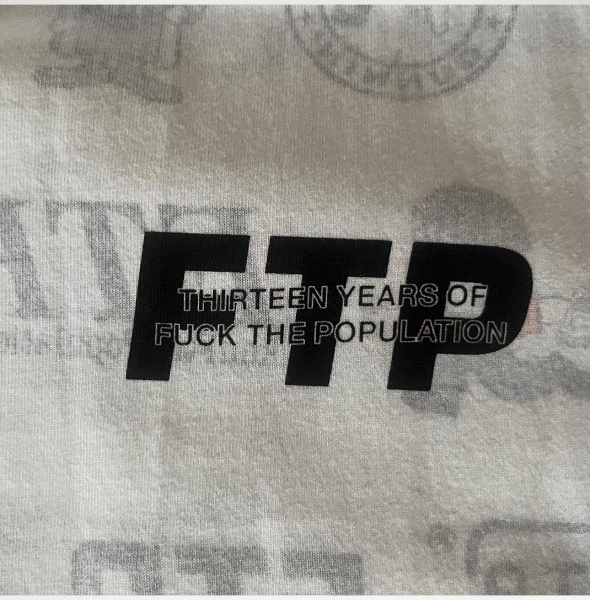 Fuck The Population FTP 13 year Anniversary Tee Size US M / EU 48-50 / 2 - 5 Thumbnail