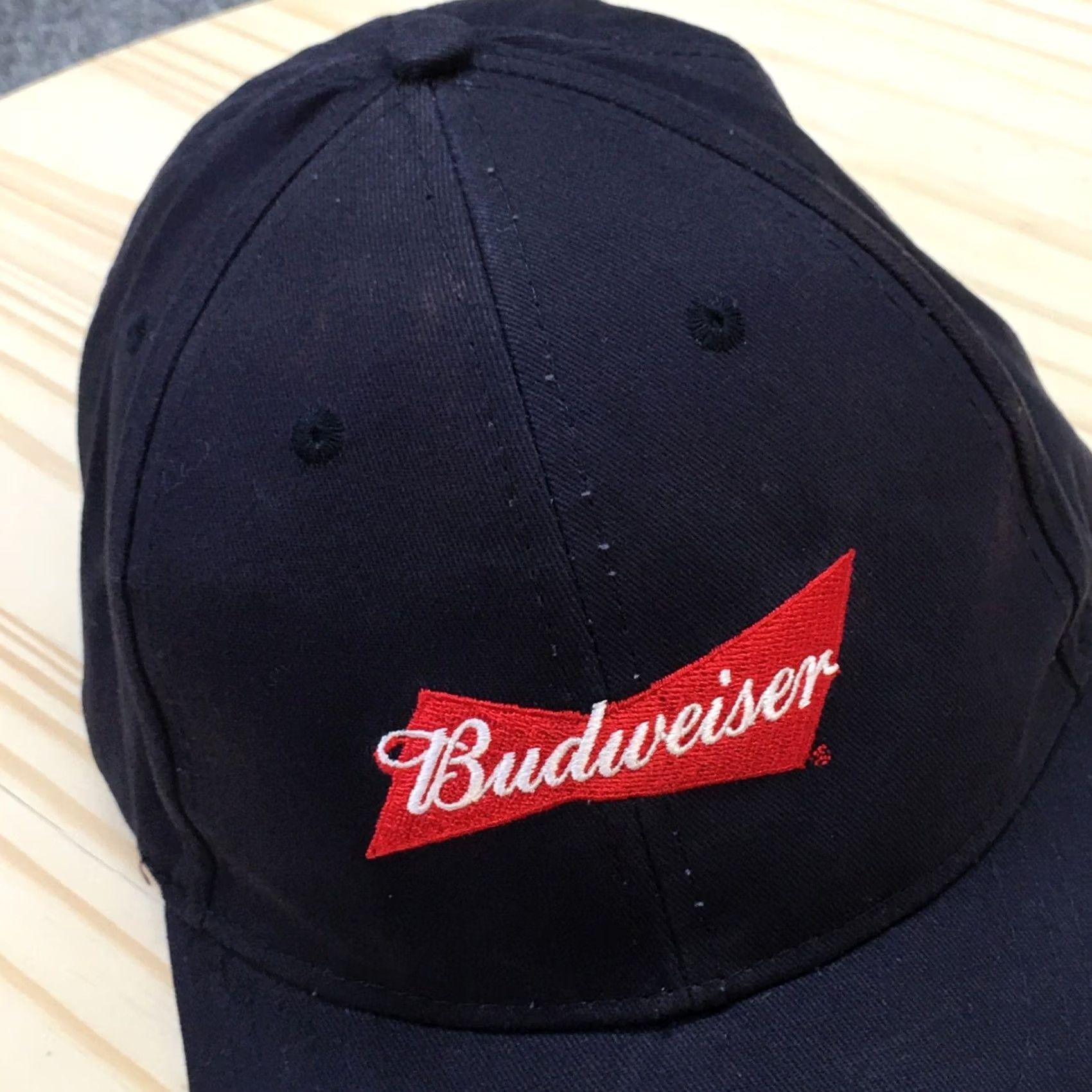 Budweiser Budweiser Baseball Cap Mens Blue OS Adjustable Curved Brim Embroidered Logo Size ONE SIZE - 3 Thumbnail