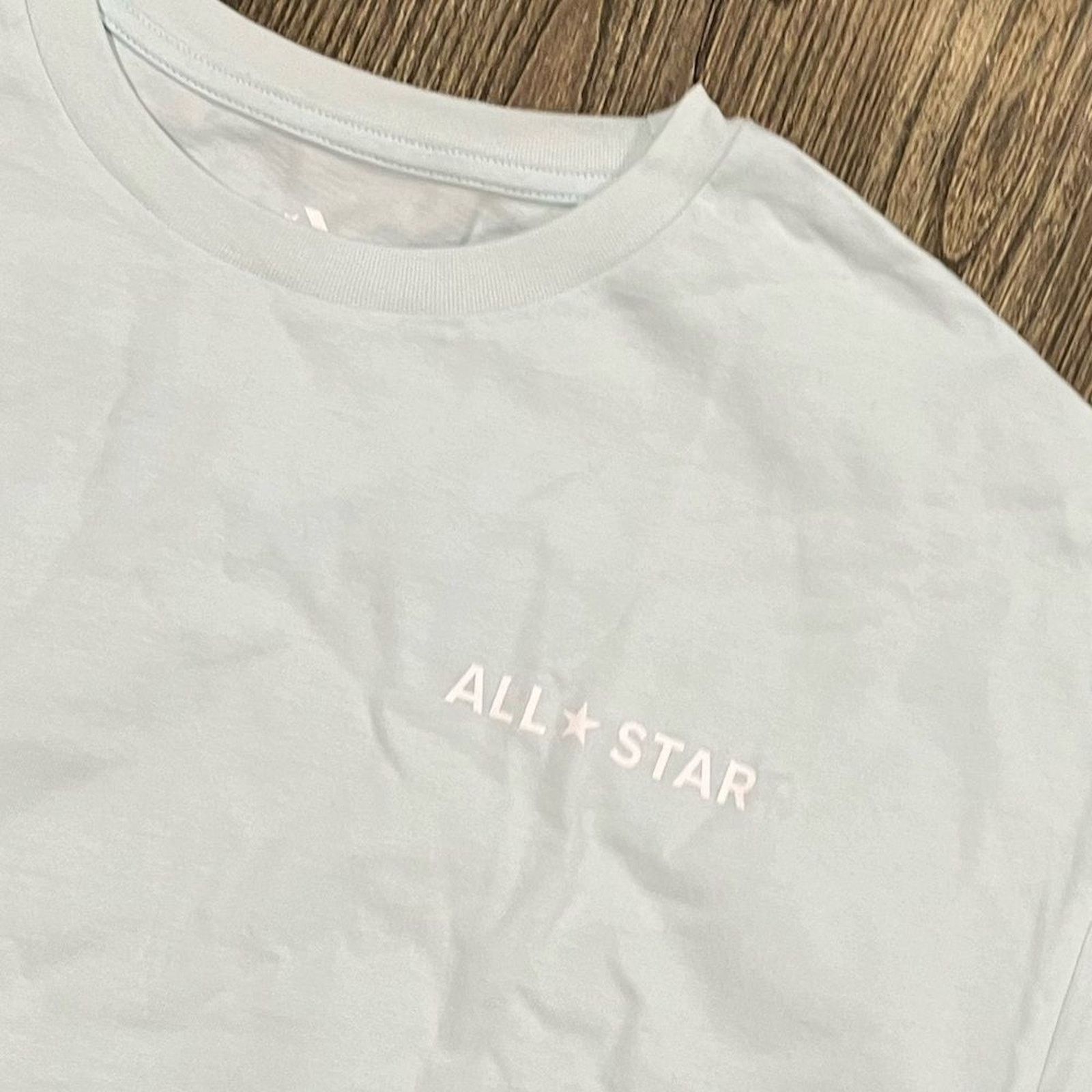 Converse NWT Converse All Star Oversized T-Shirt Aqua Mist Medium Size M / US 6-8 / IT 42-44 - 2 Thumbnail