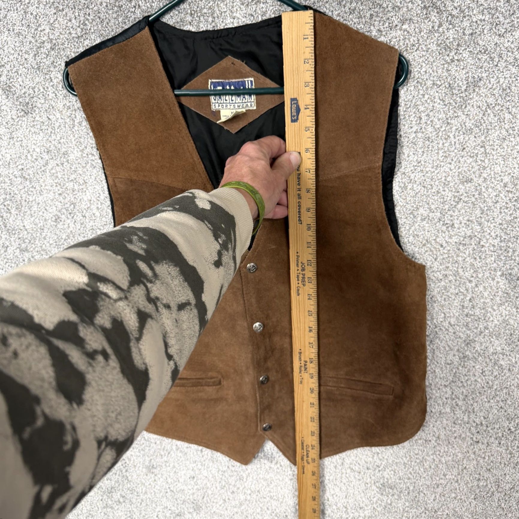 Vintage VTG 80s 90s Jazzman Vest Men M Brown Suede Leather Western Boho Eclectic Grandpa Size US M / EU 48-50 / 2 - 2 Thumbnail