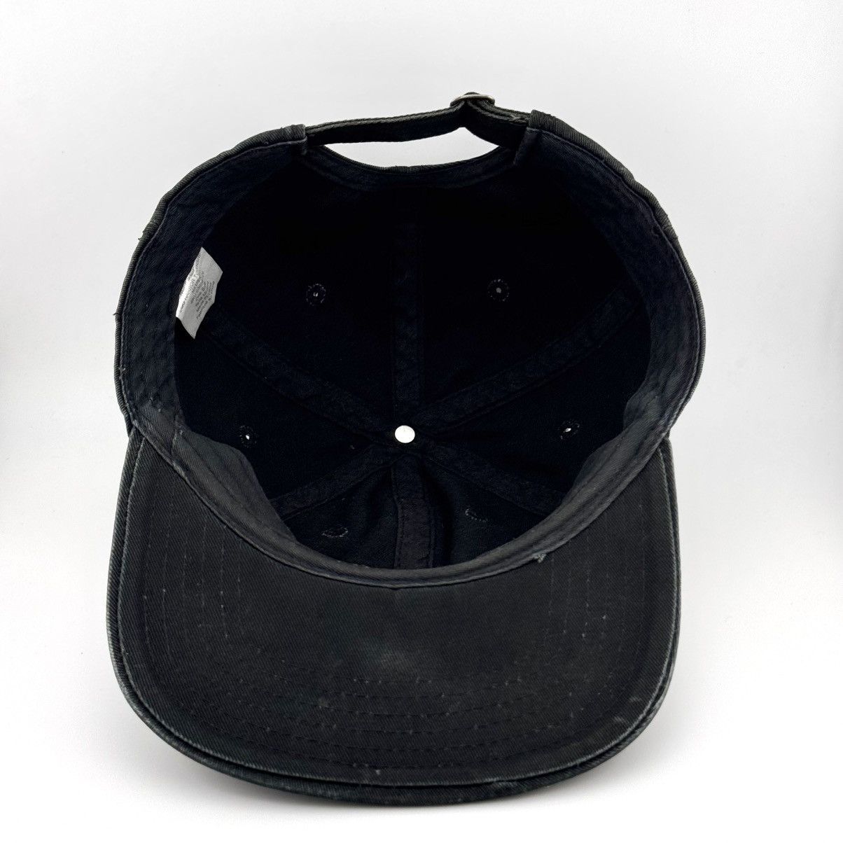 Vintage Spencer Gifts “Fuck.” Sunfaded Embroidered Black Cap Size ONE SIZE - 5 Thumbnail