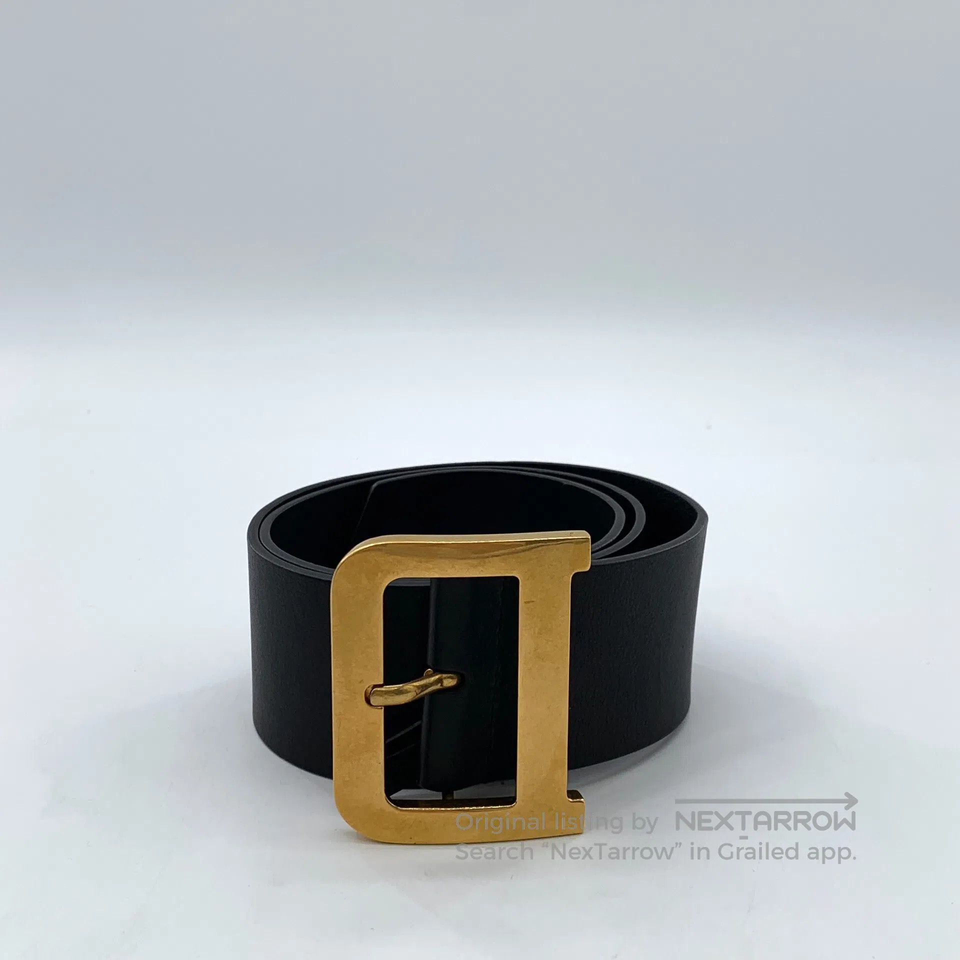 Dior Dior Black D Buckle Belt| Size ONE SIZE - 1 Thumbnail